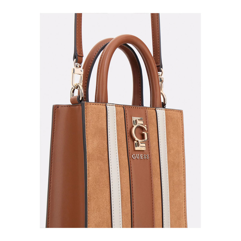 Guess handtasche cognac 4