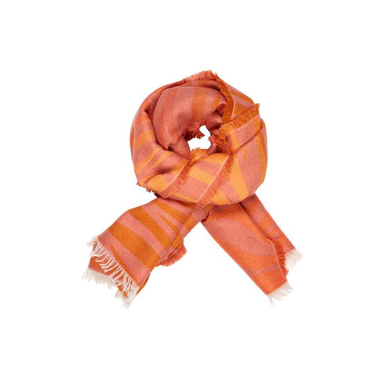 Les Cordes scarf orange