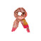 Les Cordes scarf red 1