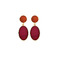 Les Cordes earrings orange