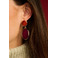 Les Cordes earrings orange 2