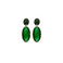 Les Cordes earrings green