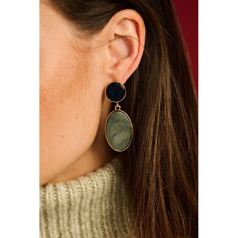 Les Cordes earrings blue 2