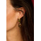 Les Cordes boucles d'oreilles vert 2