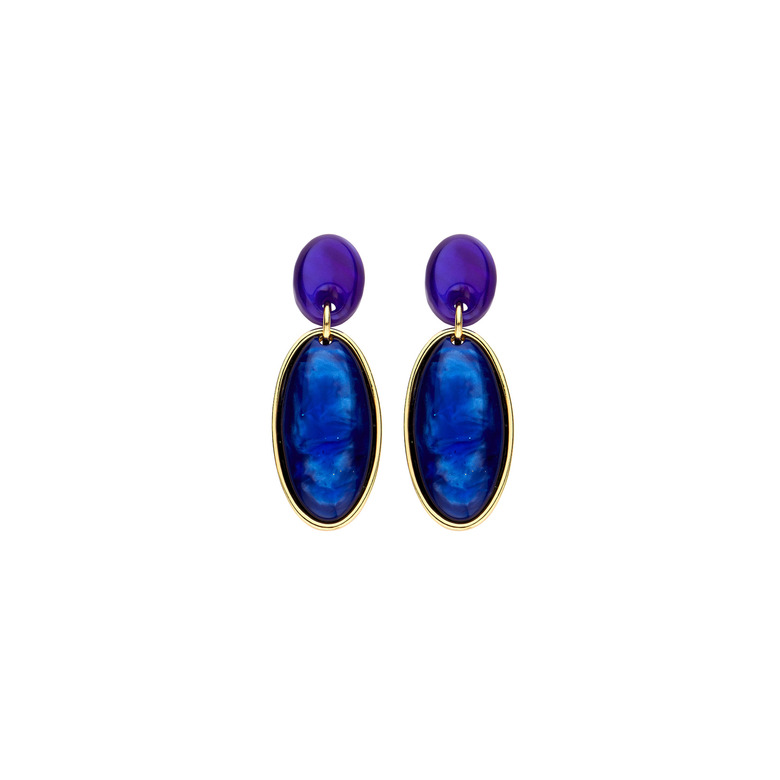 Les Cordes earrings blue