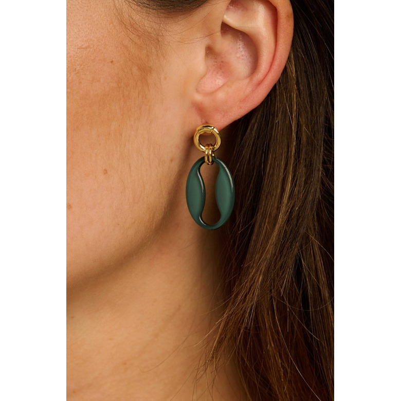 Les Cordes earrings blue 2