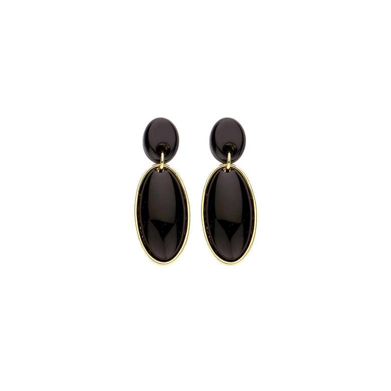Les Cordes earrings black