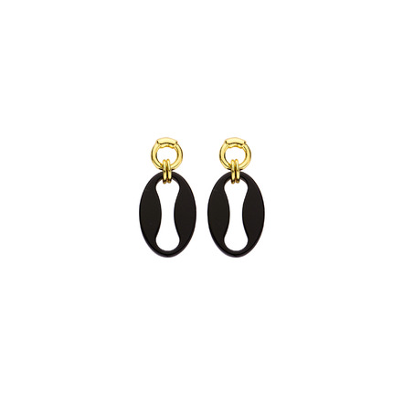 Les Cordes oorbellen goud