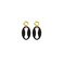 Les Cordes earrings gold