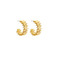 Les Cordes earrings gold