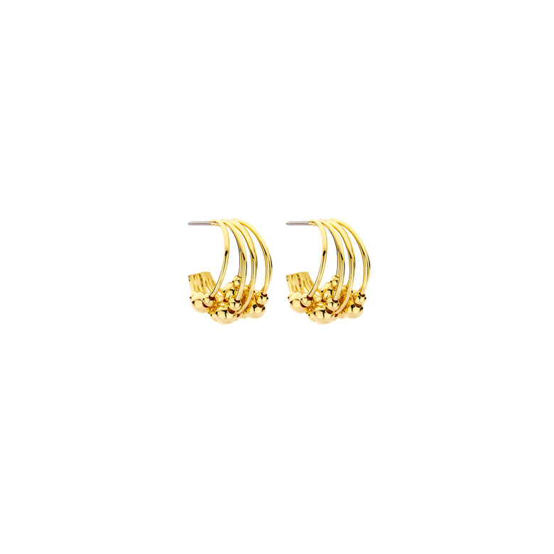 Les Cordes earrings gold