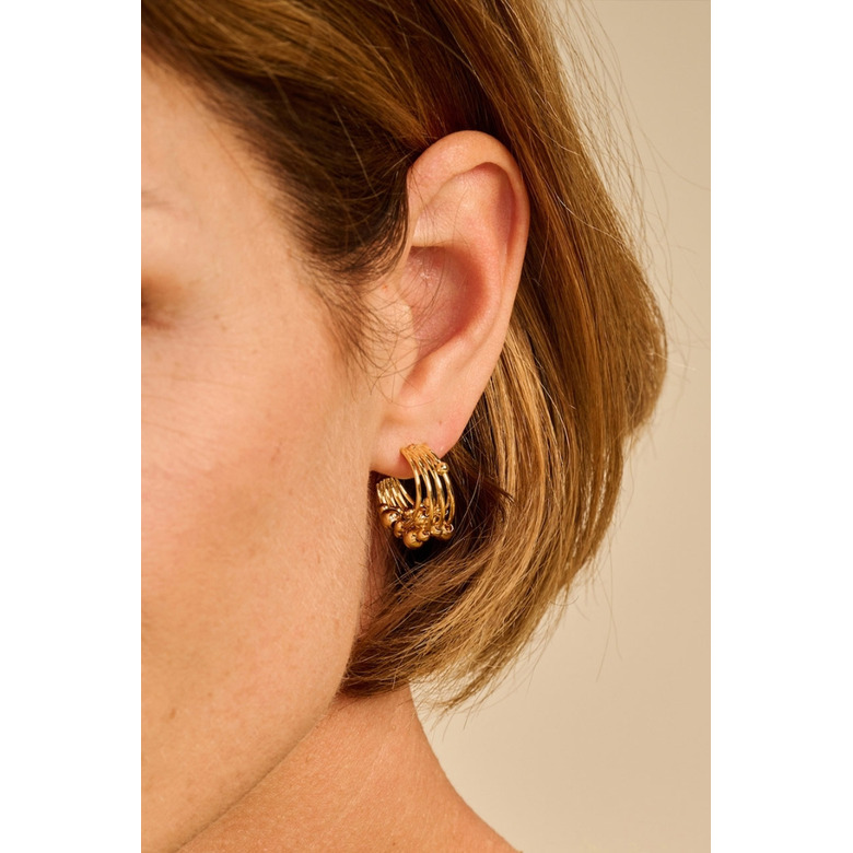 Les Cordes earrings gold 2