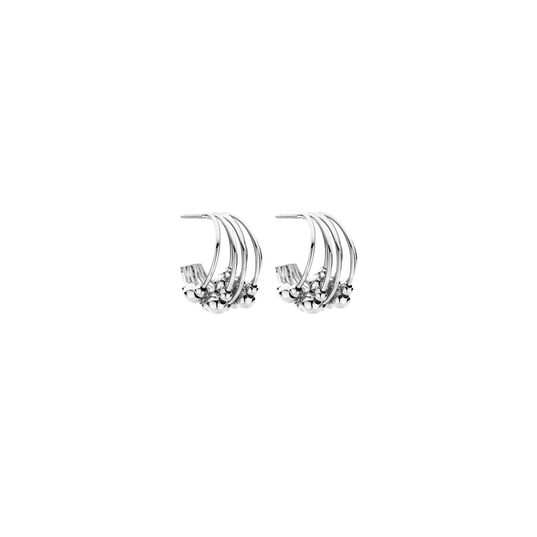 Les Cordes earrings silver