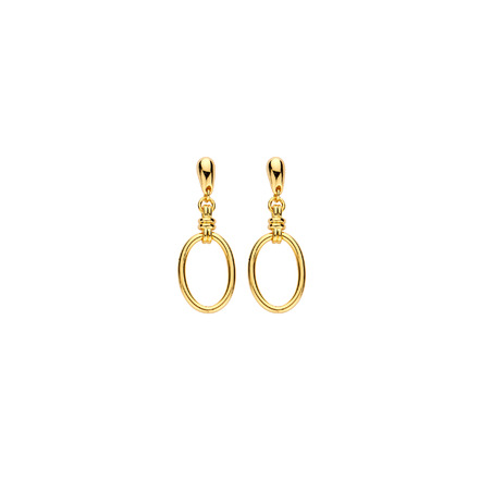 Les Cordes oorbellen goud