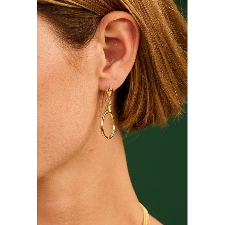 Les Cordes earrings gold 2