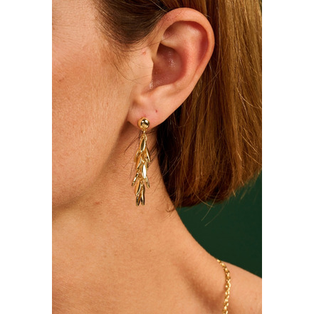 Les Cordes earrings gold
