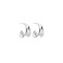 Les Cordes earrings silver