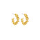 Les Cordes earrings gold
