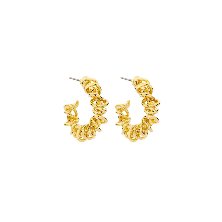 Les Cordes earrings gold