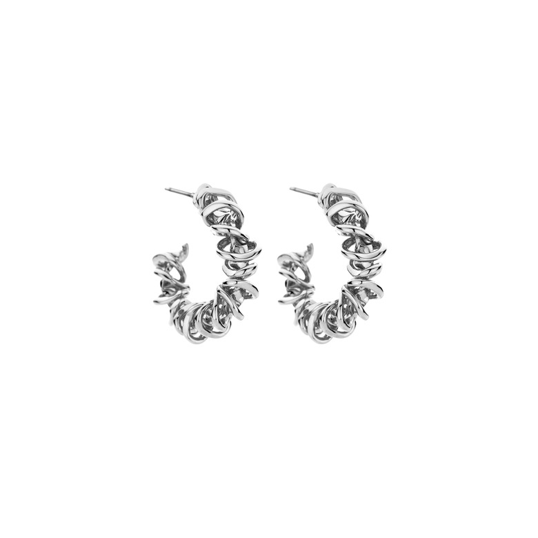 Les Cordes earrings silver