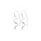 Dnsk earrings silver 1