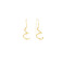 Dnsk earrings gold 1