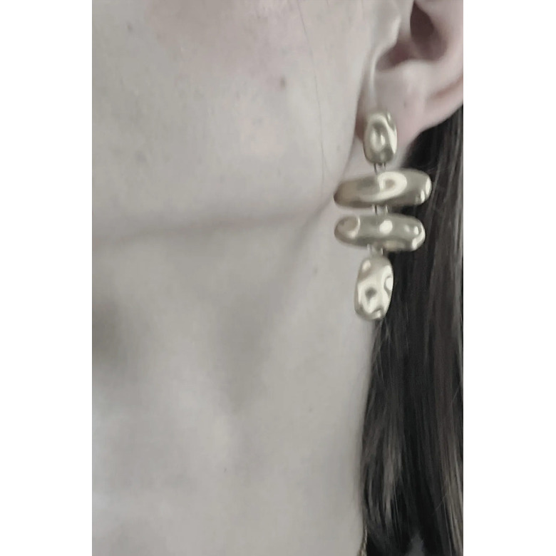 Dnsk earrings silver 2