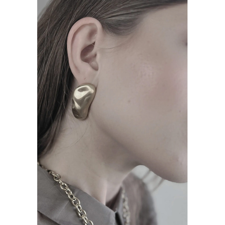 Dnsk earrings silver 2