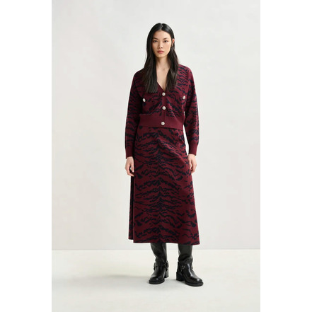 Essentiel jupe bordeaux
