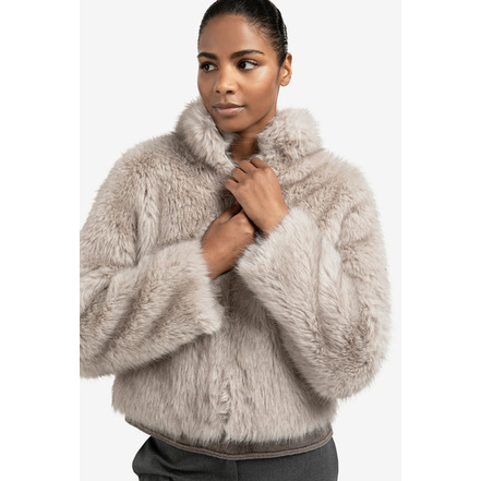 Yaya coat grey