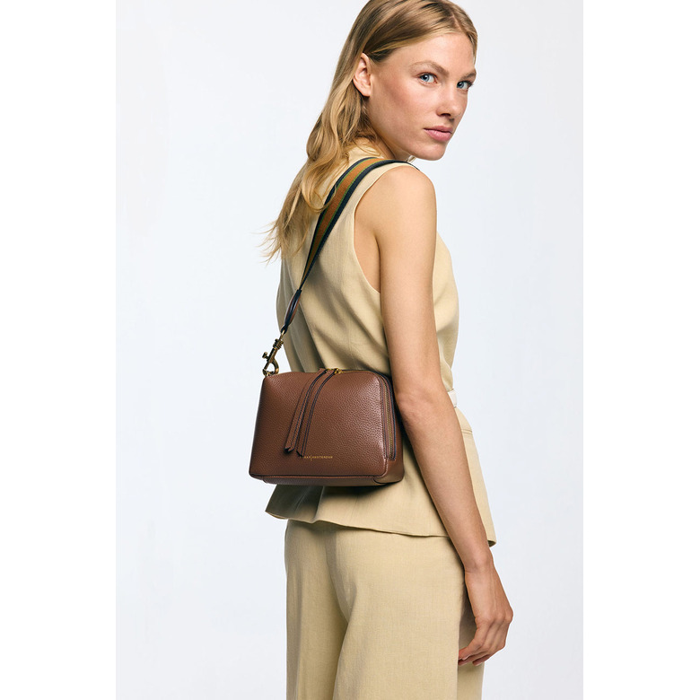 Smaak crossbody camel 5