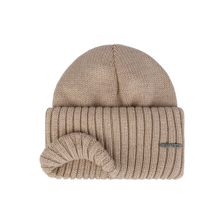 Stetson beanie lightbrown