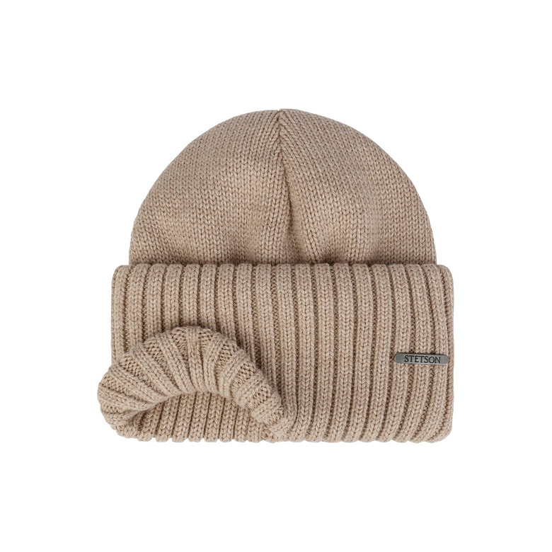 Stetson beanie lightbrown 2