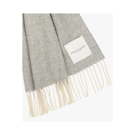 Profuomo scarf grey