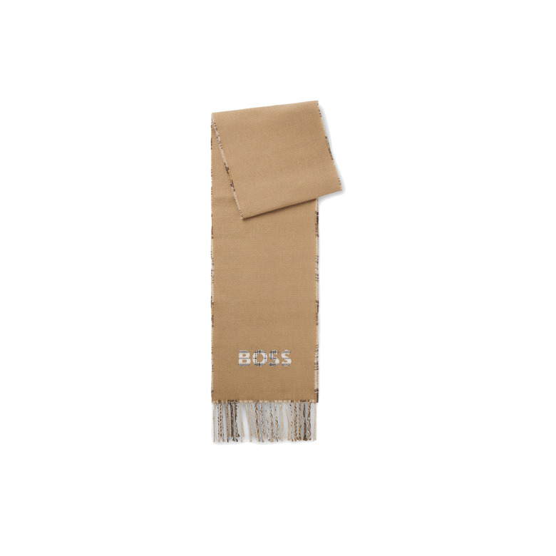 Boss scarf lightbrown 1