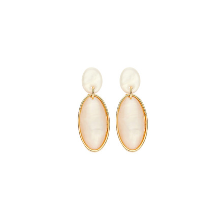 Les Cordes earrings white