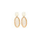 Les Cordes boucles d'oreilles blanc 1