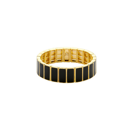 Les Cordes armband schwarz