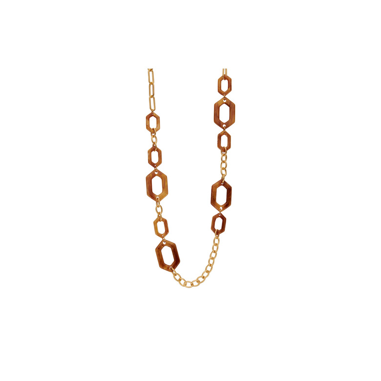 Les Cordes necklace brown 1