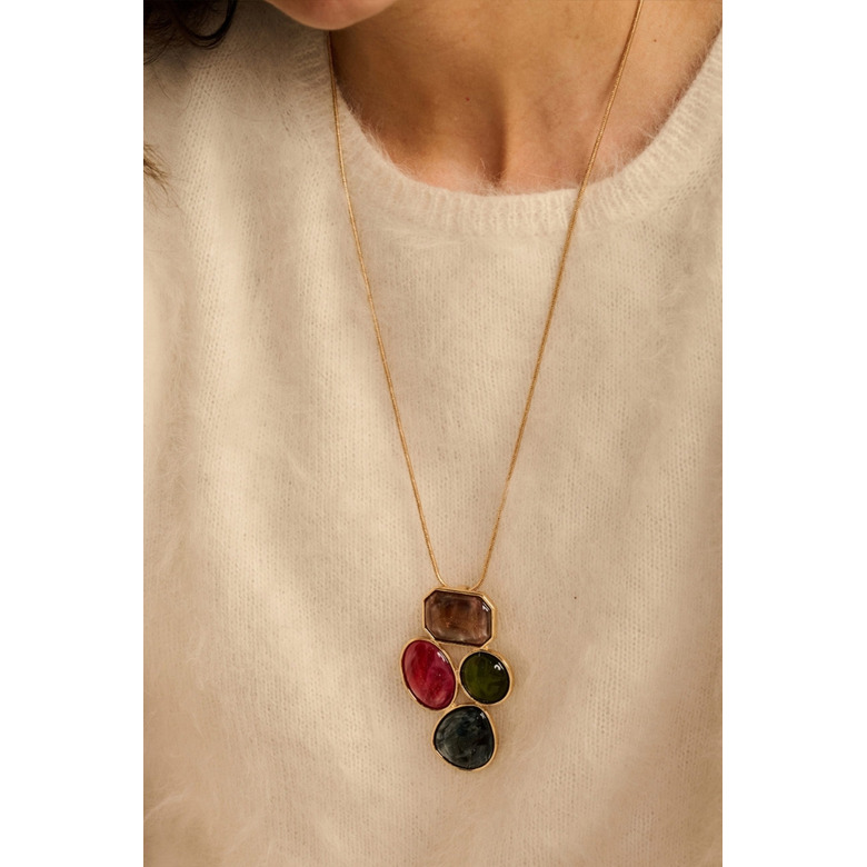 Les Cordes necklace multicolor 2