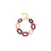 Les Cordes bracelet pink 1
