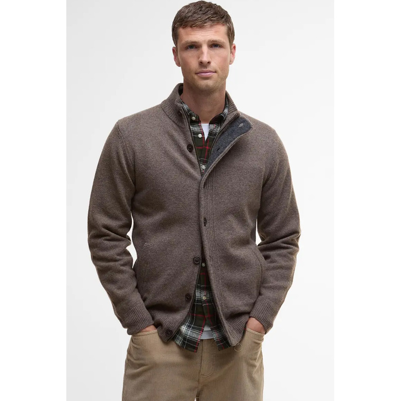 Barbour cardigan brun 2
