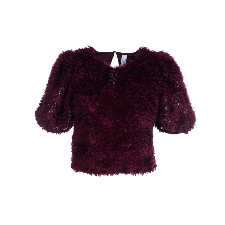 Dame Blanche blouse bordeaux 1