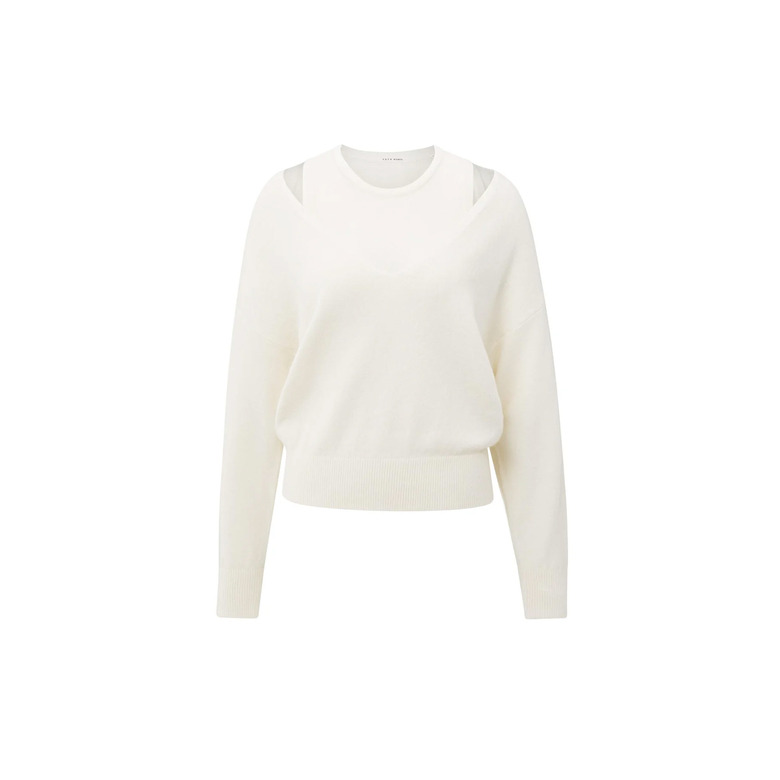 Yaya sweater white 1