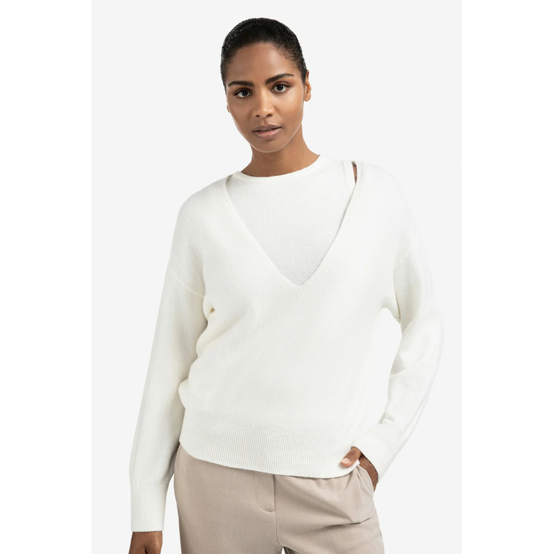 Yaya sweater white 2