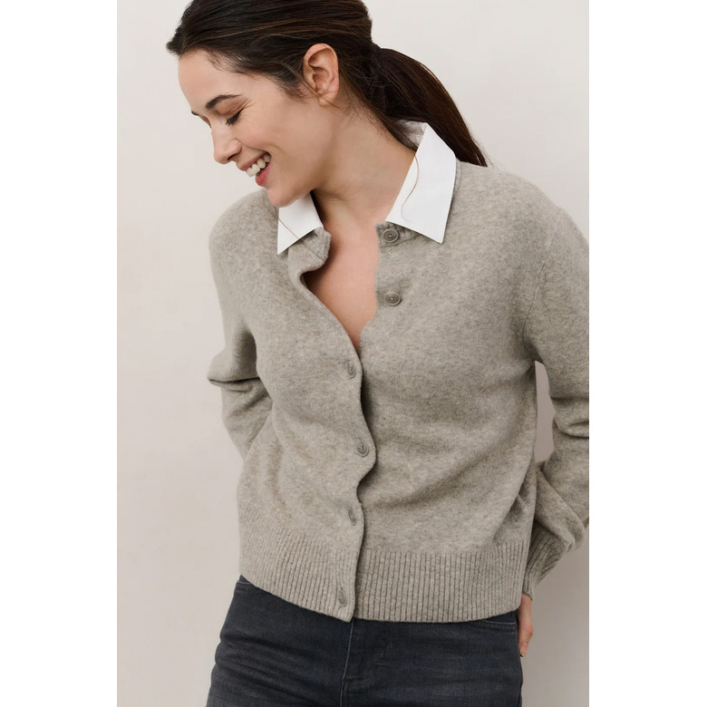 Yaya cardigan grey 2