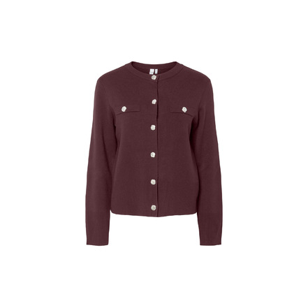 Y.a.s strickjacke bordeaux