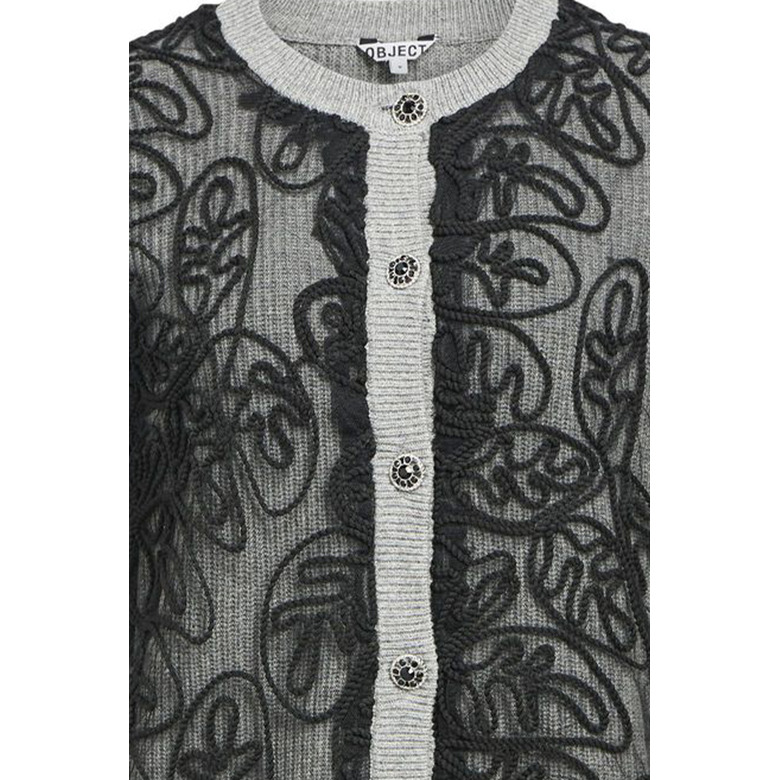 Object cardigan gris 2