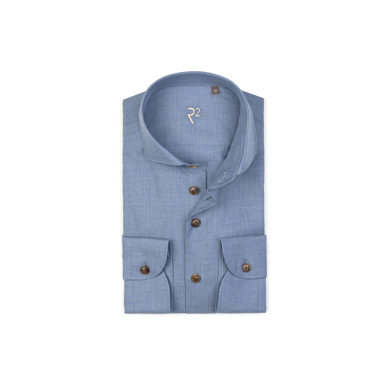 R2 Amsterdam chemise bleu 1