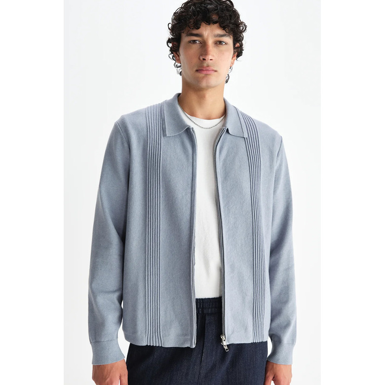 Wax London cardigan blauw 2